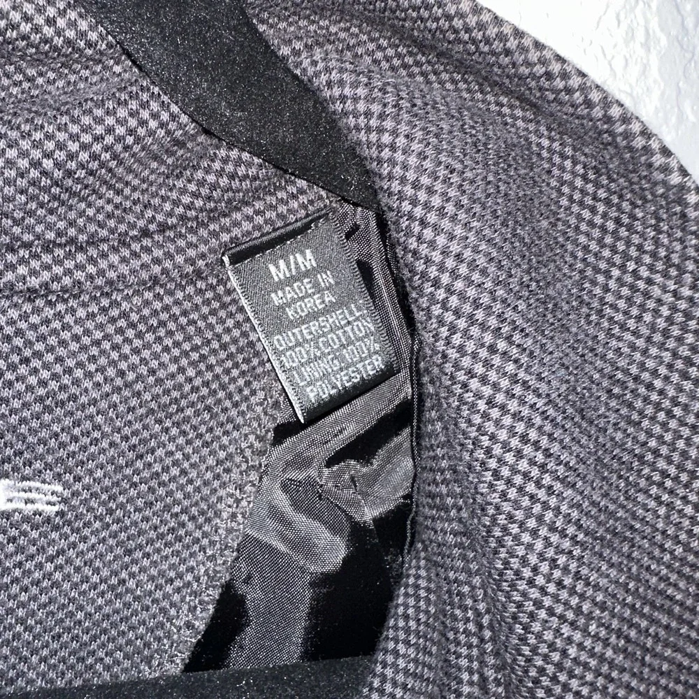 CARNOUSTIE Quarter Zip COTTON Sweater Vest Men MEDIUM‎ M Black SHADY CANYON Golf